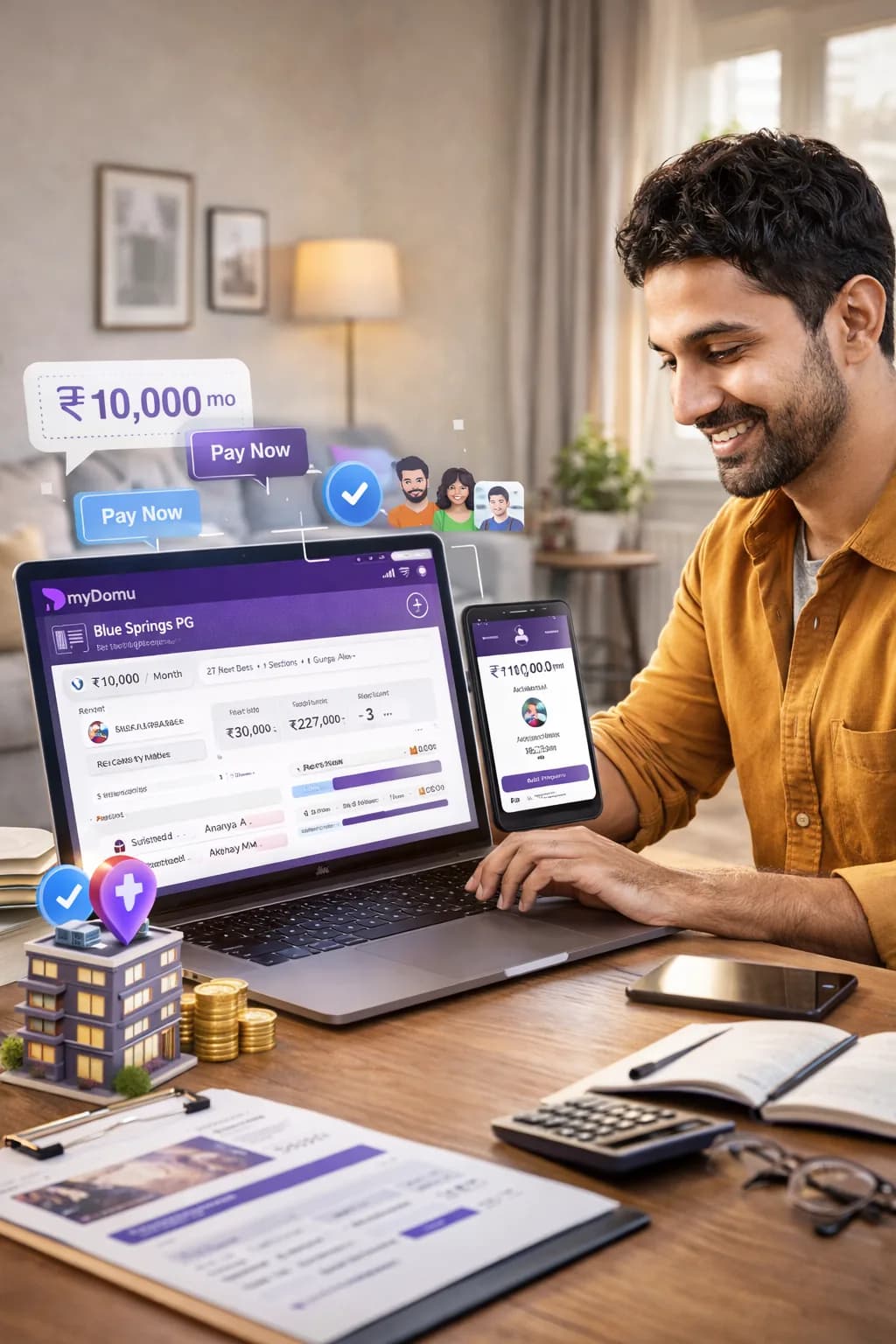 Command every rupee & request